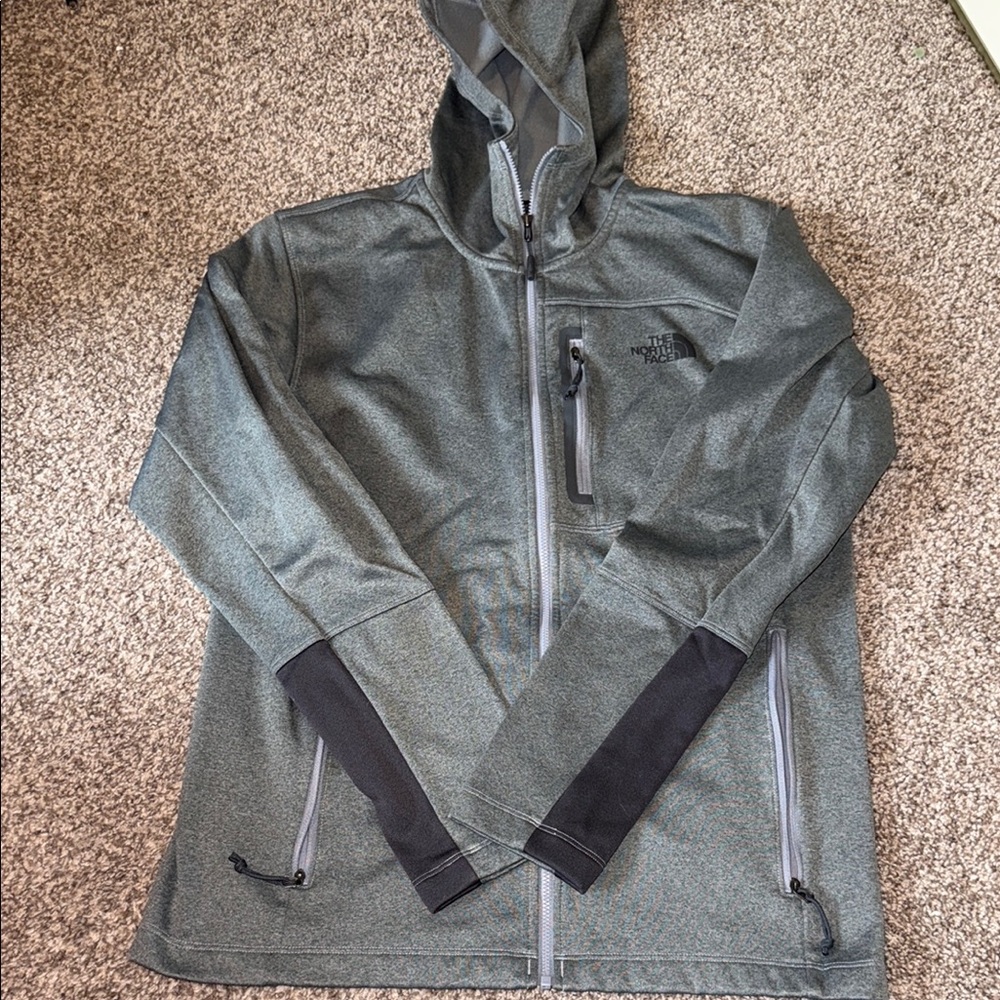 The North Face Charcoal and Black Hooded Jacket